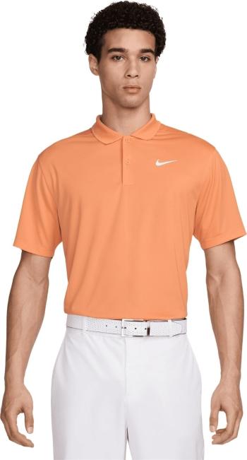 Nike Dri-Fit Victory Solid Mens Orange Trance/White S Polo košeľa