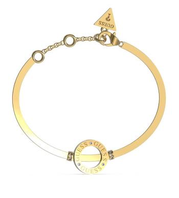 Guess Modny pozlátený náramok Circle Lights JUBB03172JWYG L: 17 - 21 cm