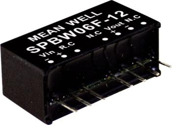 Mean Well SPBW06G-05 DC / DC menič napätia, modul   1200 mA 6 W Počet výstupov: 1 x