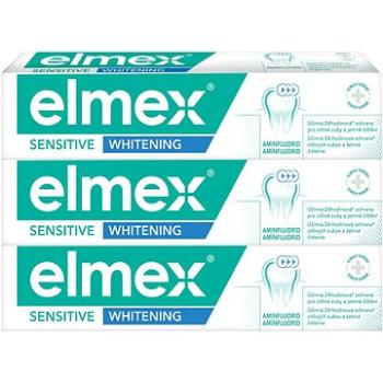 ELMEX Sensitive whitening 3× 75 ml (8590232000210)
