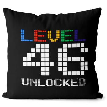 Vankúš Level unlocked (vek: 46, Velikost: 40 x 40 cm)