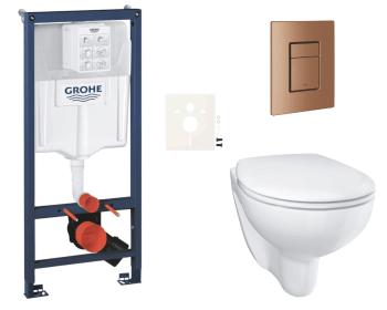 Závesný wc set do ľahkých stien / predstenová montáž Grohe Bau Ceramic SIKOGRSBAUSCDL0