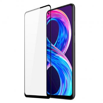 Dux Ducis All Glass Full Coveraged ochranné sklo na Realme 8 / 8 Pro, čierne