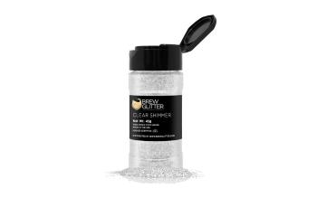 Jedlé trblietky do nápojov - priehľadné - Clear Shimmer Brew Glitter® - 45 g - Brew Glitter