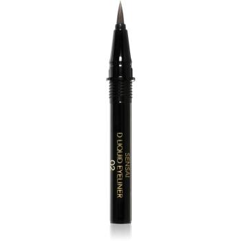 Sensai Designing Liquid Eyeliner Refill tekuté linky na oči náplň odtieň 02 Deep Brown 0.6 ml