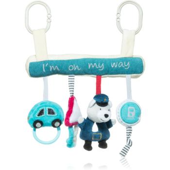 BabyOno Have Fun Educational Pram Hanging Toy kontrastná závesná hračka I'm on my way 1 ks