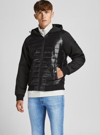 Čierna prešívaná bunda Jack & Jones Gilli