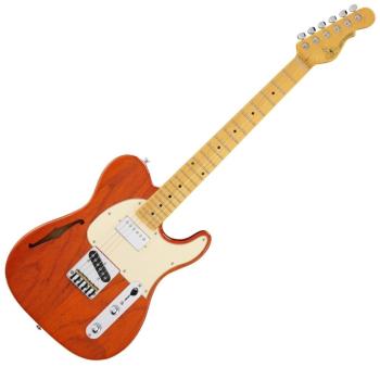 G&L Bluesboy Clear Orange Semiakustická gitara