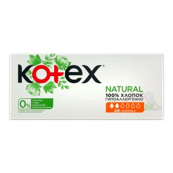 KOTEX vložky Liners Natural Normal 20 ks