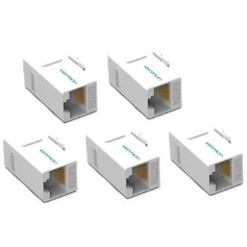 Vention Cat.5E UTP Keystone Jack Coupler 5 Pack White (VDD-B10-W)