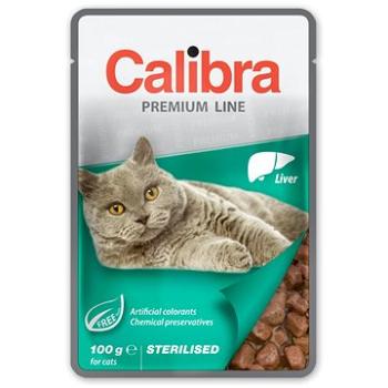 Calibra Cat  kapsička Premium Sterilised Liver 100 g (8594062084815)