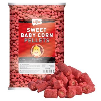 Carp zoom pelety sweet baby corn pellets jahoda 800 g