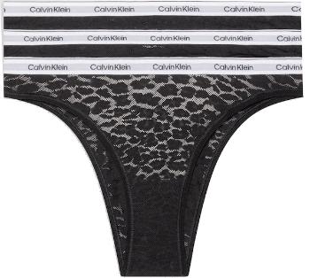 Calvin Klein 3 PACK - dámske nohavičky Brazilian PLUS SIZE QD5225E-UB1-plus-size XXL