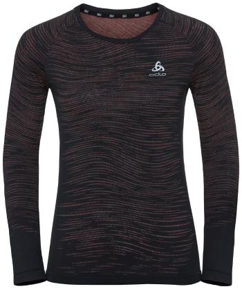 Odlo Blackcomb Ceramicool T-Shirt Black/Space Dye XS Bežecké tričko s dlhým rukávom