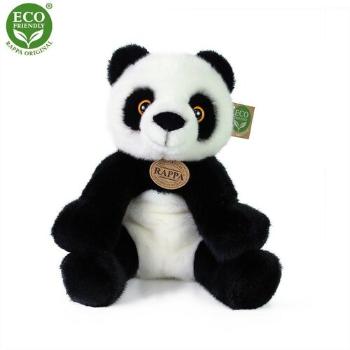 Rappa Plyšová panda sediaca čiernobiela, 27 cm 