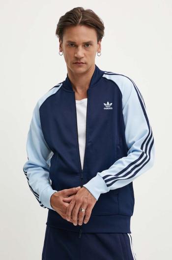 Mikina adidas Originals Adicolor Classics SST Track Jacket pánska, tmavomodrá farba, s nášivkou, IY8732