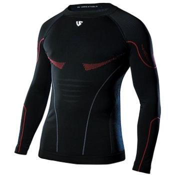 Under Shield Termotričko s dlhým rukávom Hero Long sleeve – medium čierne (MOTO31925nad)