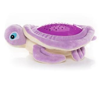 Zopa Plyšová hračka Korytnačka s projektorom, Purple (8595114414734)