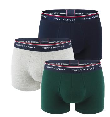 TOMMY HILFIGER - boxerky 3PACK premium essentials dark green & desert sky color - limitovaná edícia-L (89-100 cm)