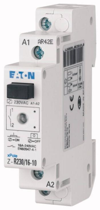 Eaton Z-R24/16-10 inštalačné relé Menovité napätie: 24 V/DC Spínací prúd (max.): 16 A 1 spínací  1 ks