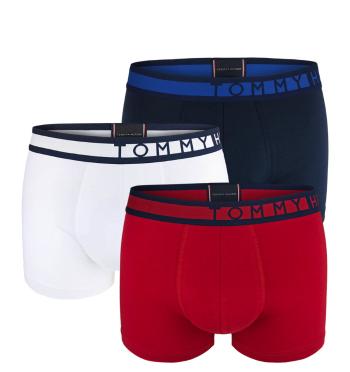 TOMMY HILFIGER - 3PACK premium inverted logo boxerky z organickej bavlny-M (77-88 cm)