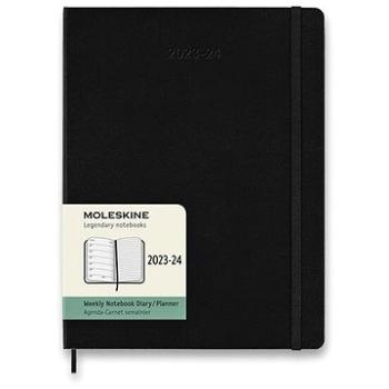 Moleskine 2023-2024 XL, tvrdé dosky, čierny (DHB18WN4Y24)