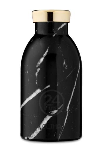 24bottles - Termo fľaša Clima Black Marble 330ml