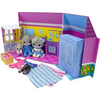 Tiny Tukkins – domček Deluxe a 3 plyšové hračky s doplnkami (603154030017)