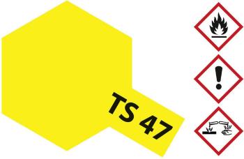 Tamiya akrylová farba chrómová žltá TS-47 nádoba so sprejom 100 ml
