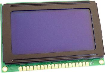 Display Elektronik LCD displej  biela modrá 128 x 64 Pixel (š x v x h) 75 x 52.7 x 7 mm DEM128064BSBH-PW-N