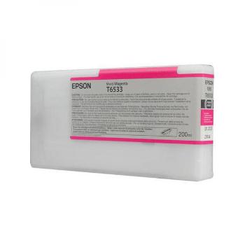 EPSON T6533 (C13T653300) - originálna cartridge, purpurová, 200ml