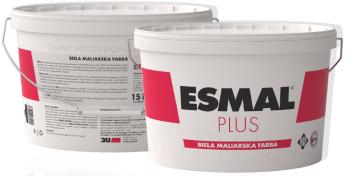 Esmal Plus - biela interiérová farba 25 kg biela matná