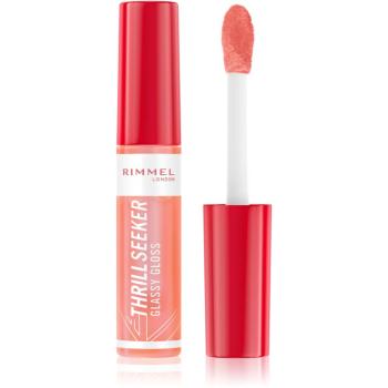 Rimmel Thrill Seeker Glassy Gloss lesk na pery pre väčší objem odtieň 250 Peachy Vibes 10 ml