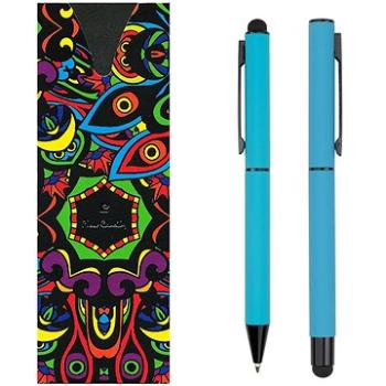 PIERRE CARDIN CELEBRATION súprava guličkové pero + roller, svetlo modrá (B0401005IP3)
