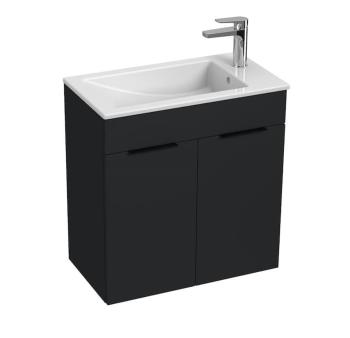 Kúpeľňová skrinka s umývadlom Jika Cube 60x43x62,2 cm antracit mat H4536311763521