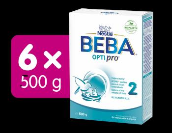 NESTLÉ BEBA OPTIPRO 2 (následná dojčenská výživa (od ukonč. 6. mesiaca)(inov.2022) 6 ks