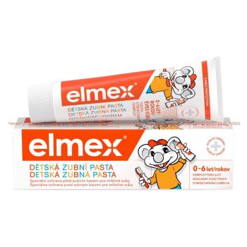 ELMEX Kids Zubná pasta pre deti od prvého zúbka do 6tich rokov 50 ml, poškodený obal