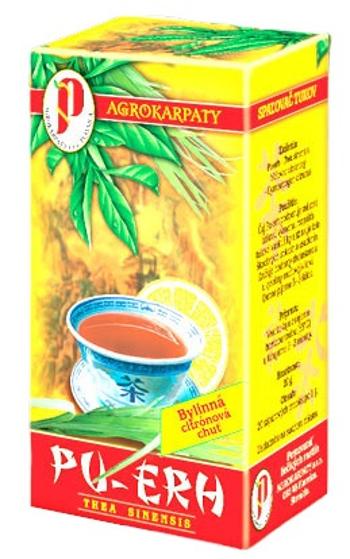 Agrokarpaty Pu-erh Bylinná citrónová chuť čaj 20 x 1 g