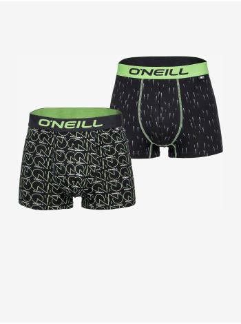 Sada dvoch pánskych vzorovaných boxeriek v čiernej farbe O'Neill