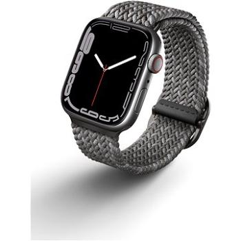 Uniq Aspen Designer Edition remienok na Apple Watch 42/44/45/Ultra 49mm sivý (UNIQ-45MM-ASPDEPGRY)
