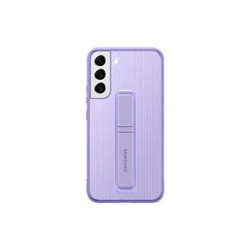 Samsung Galaxy S22+ 5G Tvrdený ochranný zadný kryt so stojančekom fialový (EF-RS906CVEGWW)