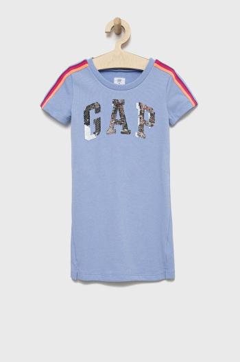 Dievčenské šaty GAP mini, rovný strih
