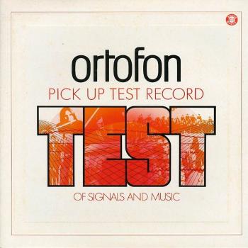 Ortofon Stereo Test Record, Testovacia platňa