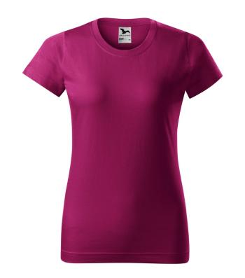 MALFINI Dámske tričko Basic - Svetlá fuchsiová | XL