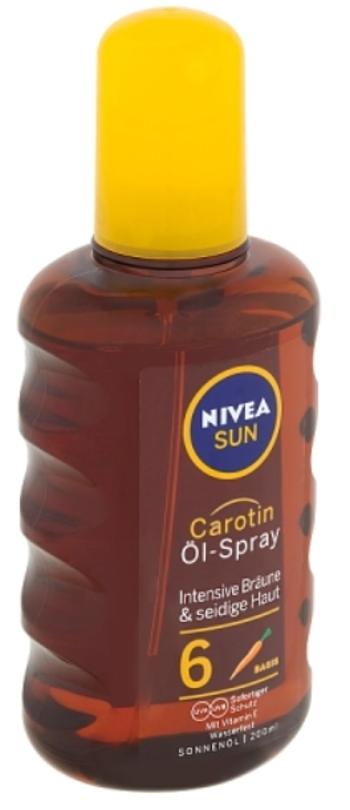 Nivea Sun Olej Opalovanie V Spreji Karoten SPF6 200