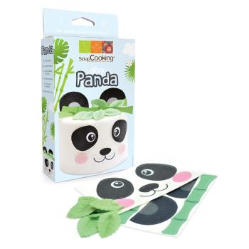 Dekoračný set ozdôb na tortu - Panda 15 ks