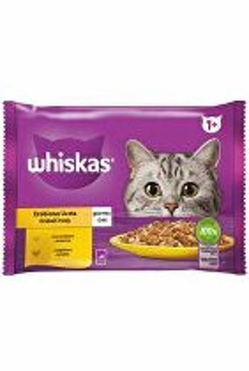 Kapsuly Whiskas. Hydinové jadrá v želé 4x85g