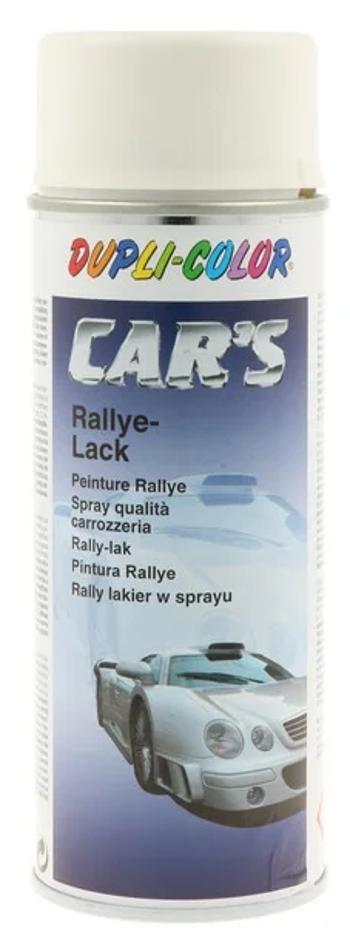 CAR´S RALLY PAINT - Nitro-kombinačná farba v spreji na auto biela saténová 0,4 L