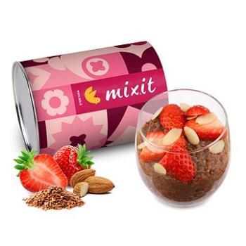 Mixit Fitness Chia puding 400 g, Proteín a jahoda (8595685216423)