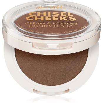 Barry M Chisel Cheeks kontúrovacia paletka na tvár duo Medium 11 g